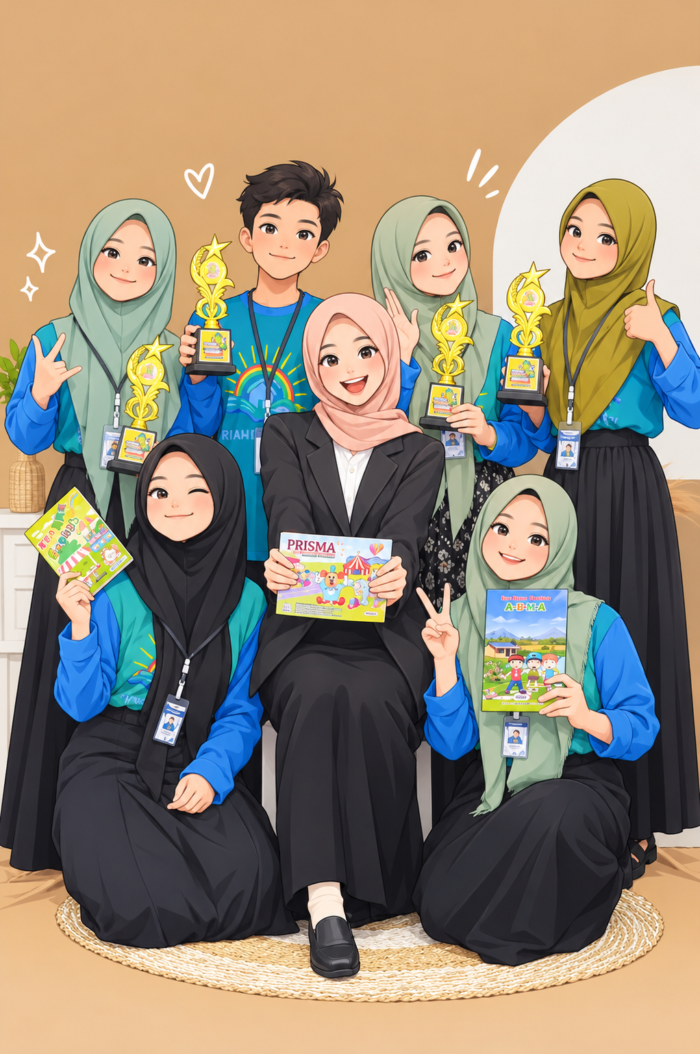 Tim pengajar Rumah Edukasi bersama program Prisma dan ABMA